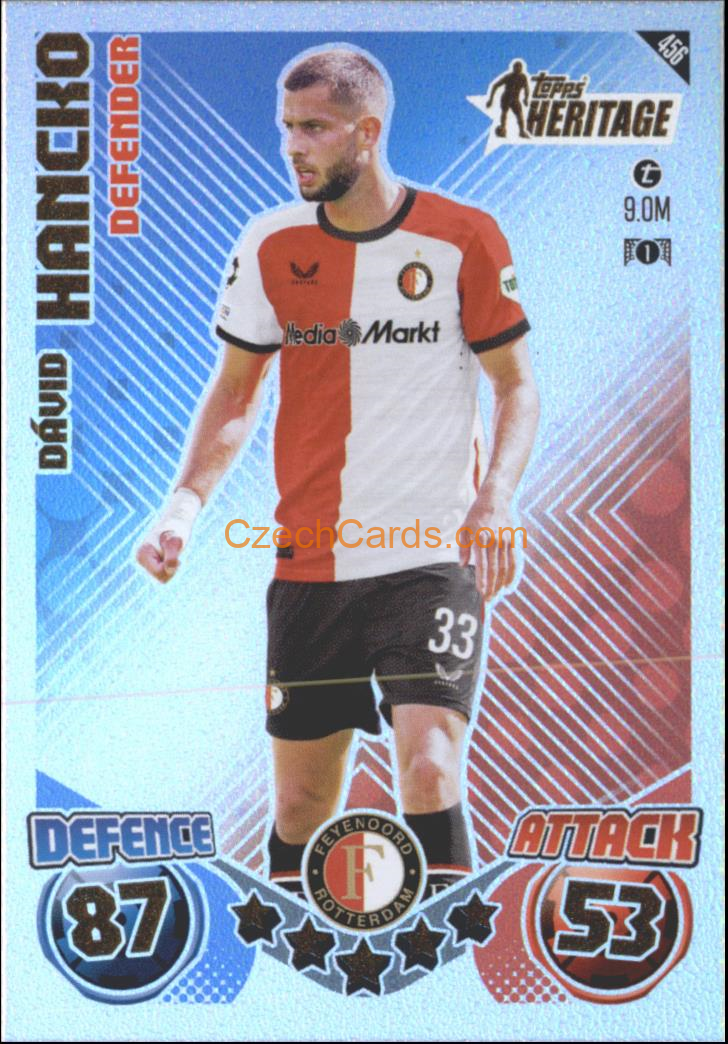 Dávid Hancko 2024/25 Match Attax Topps Heritage #456
