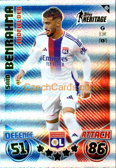 Saïd Benrahma 2024/25 Match Attax Topps Heritage #461