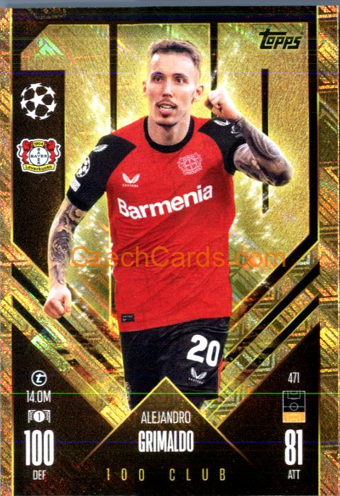 Alejandro Grimaldo 2024/25 Match Attax 100 Club #471