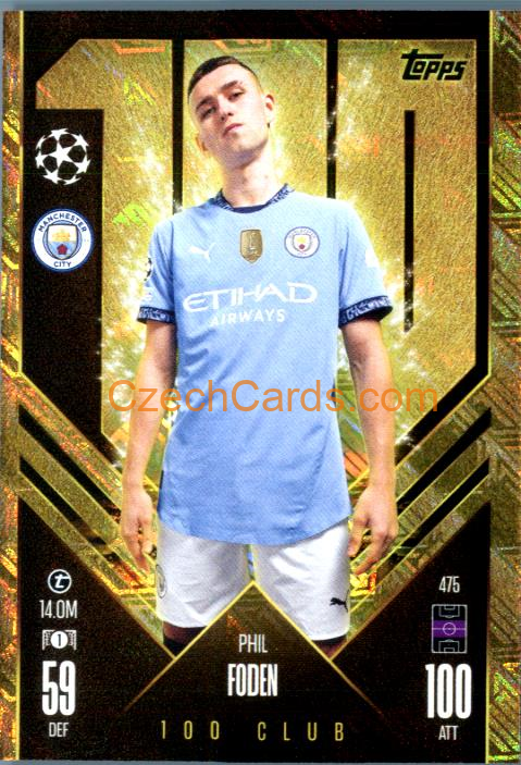 Phil Foden 2024/25 Match Attax 100 Club #475