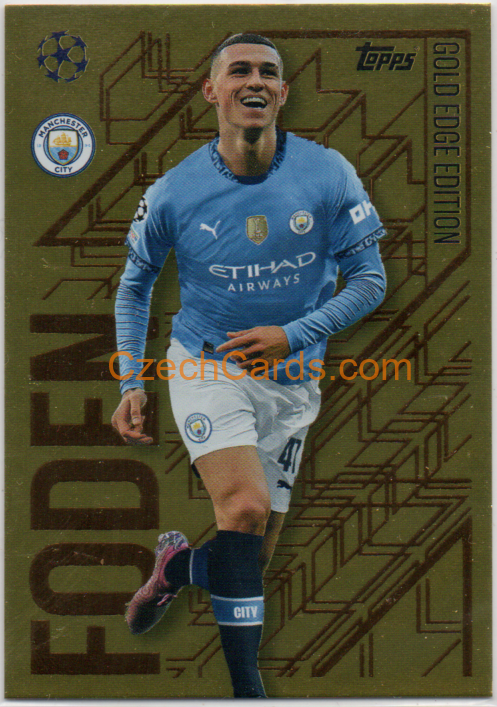 Phil Foden 2024/25 Match Attax Gold Edge Edition #GE1