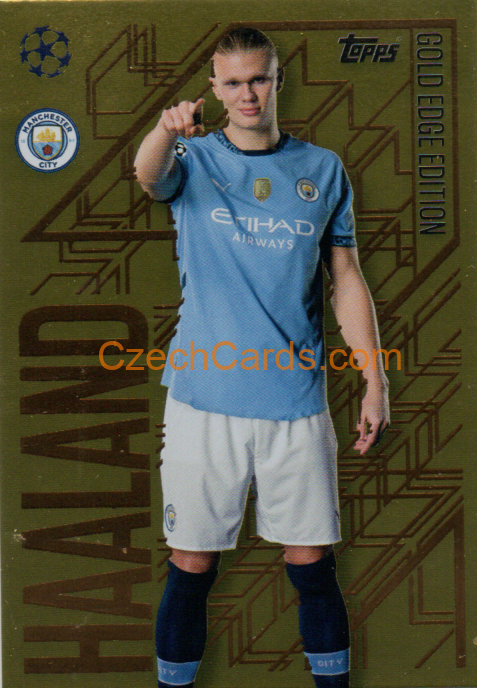 Erling Haaland 2024/25 Match Attax Gold Edge Edition #GE2