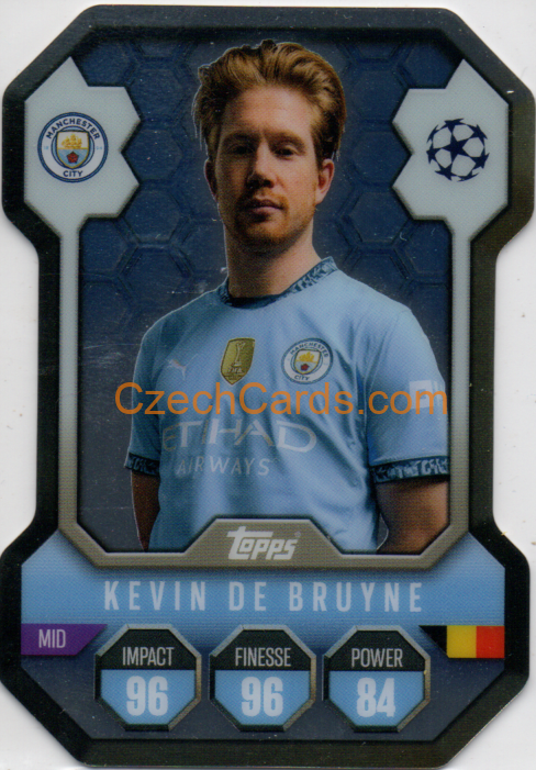 Kevin De Bruyne 2024/25 Match Attax Chrome Pro Elite Shield #SH1