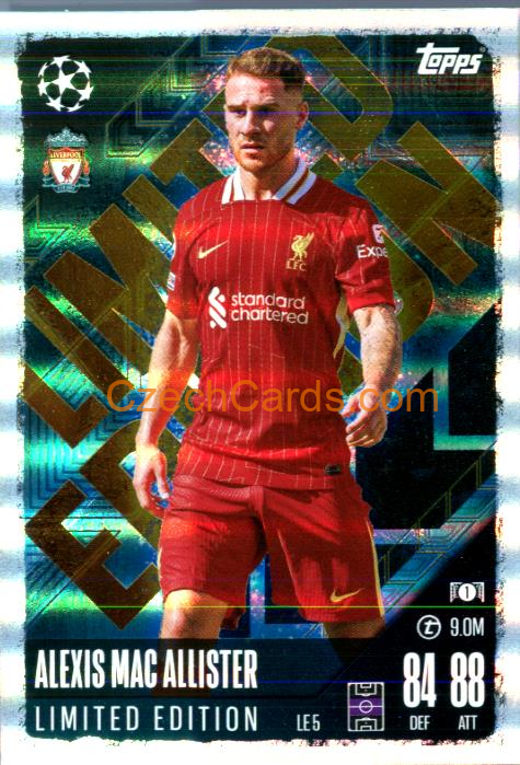 Alexis Mac Allister 2024/25 Match Attax Limited Edition #LE5