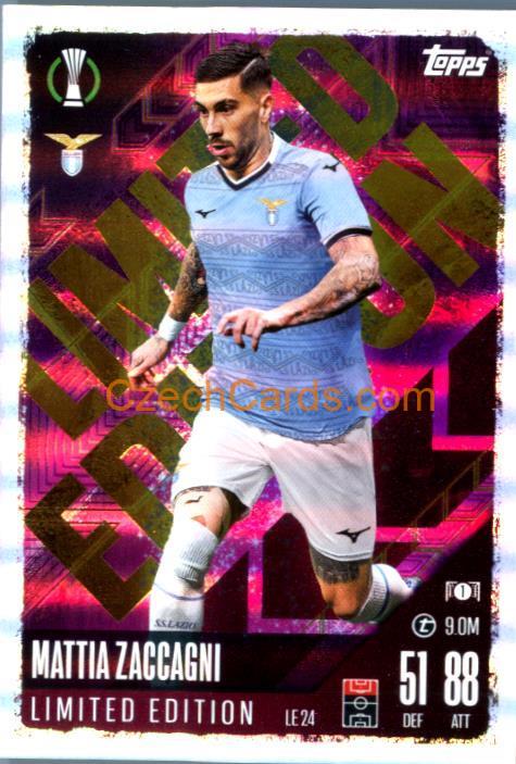 Mattia Zaccagni 2024/25 Match Attax Limited Edition #LE24