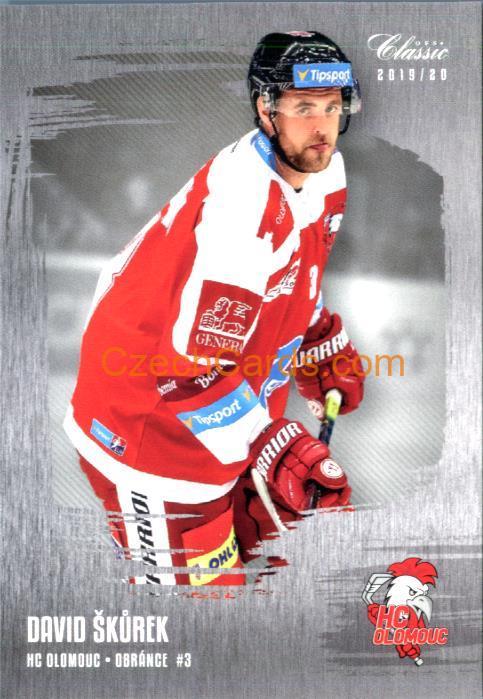 David Škůrek OFS Classic 2019/20 silver parallel #91