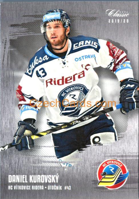 Daniel Kurovský OFS Classic 2019/20 silver parallel #122
