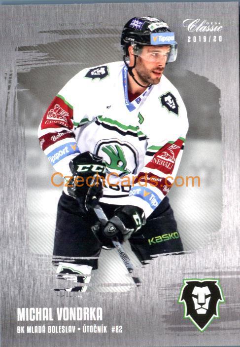 Michal Vondrka OFS Classic 2019/20 silver parallel #130