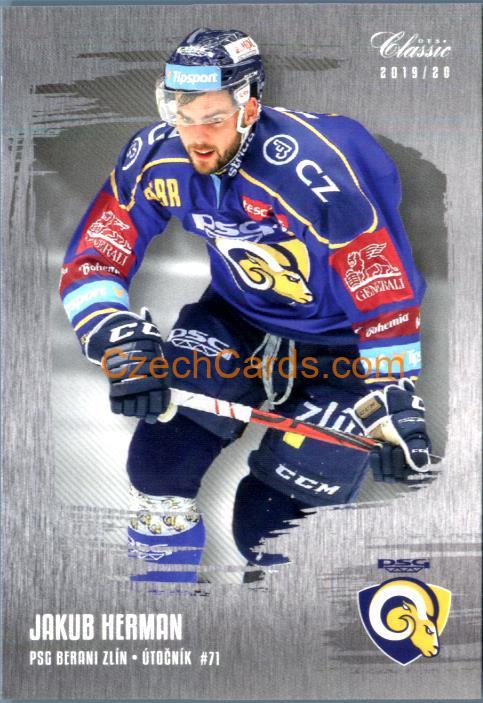 Jakub Herman OFS Classic 2019/20 silver parallel #161