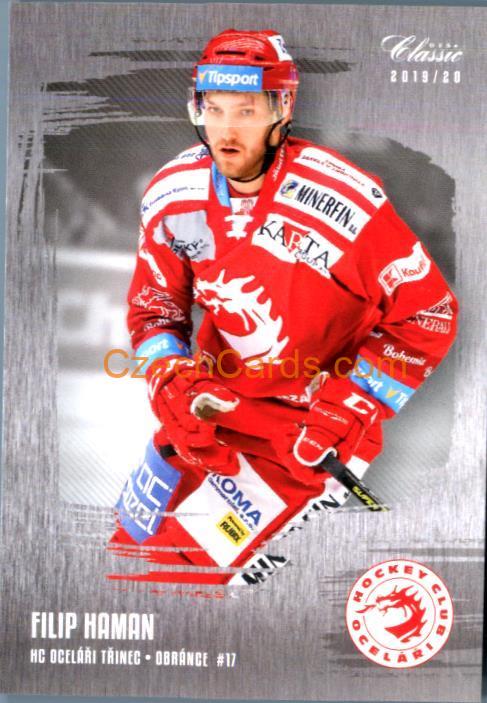 Filip Haman OFS Classic 2019/20 silver parallel #340