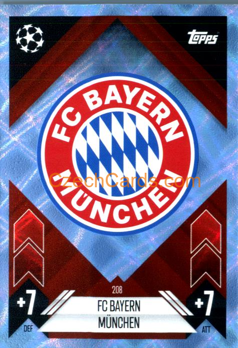 Team Badge Bayern München 2024/25 Match Attax crystal parallel #208
