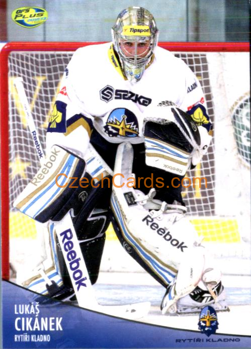 Cikánek Lukáš (G) 2012/13 OFS hokejová karta #16