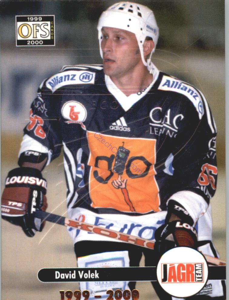 David Volek OFS 1999/00 embossed gold #19