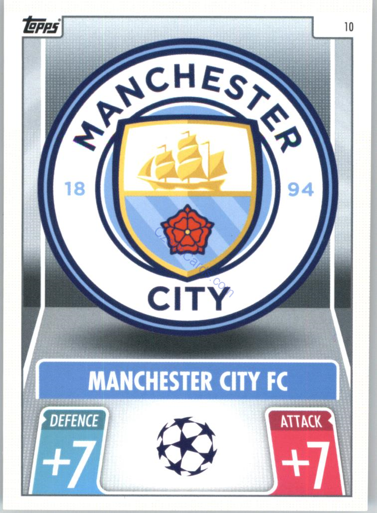 Manchester City FC Topps Match Attax 2021/22 Club Badge #10