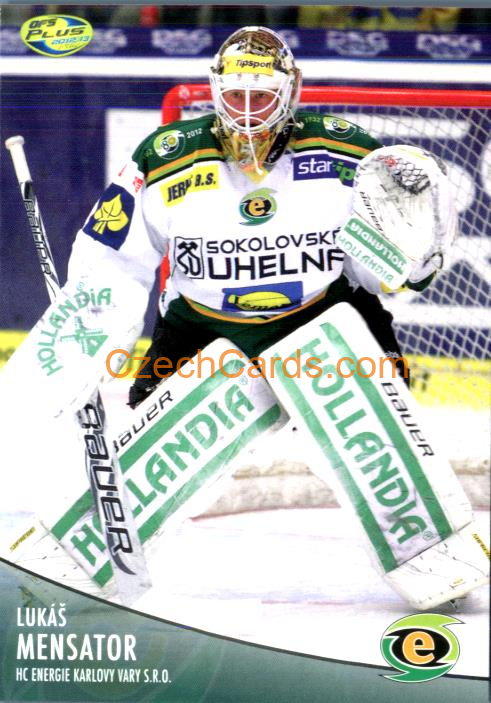 Mensator Lukáš (G) 2012/13 OFS hokejová karta #269