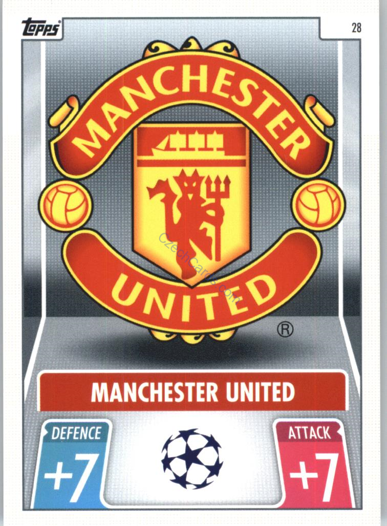 Manchester United Topps Match Attax 2021/22 Team Badge #28