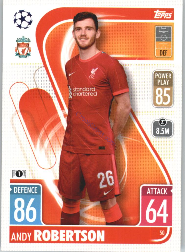 Andrew Robertson Topps Match Attax 2021/22 #50