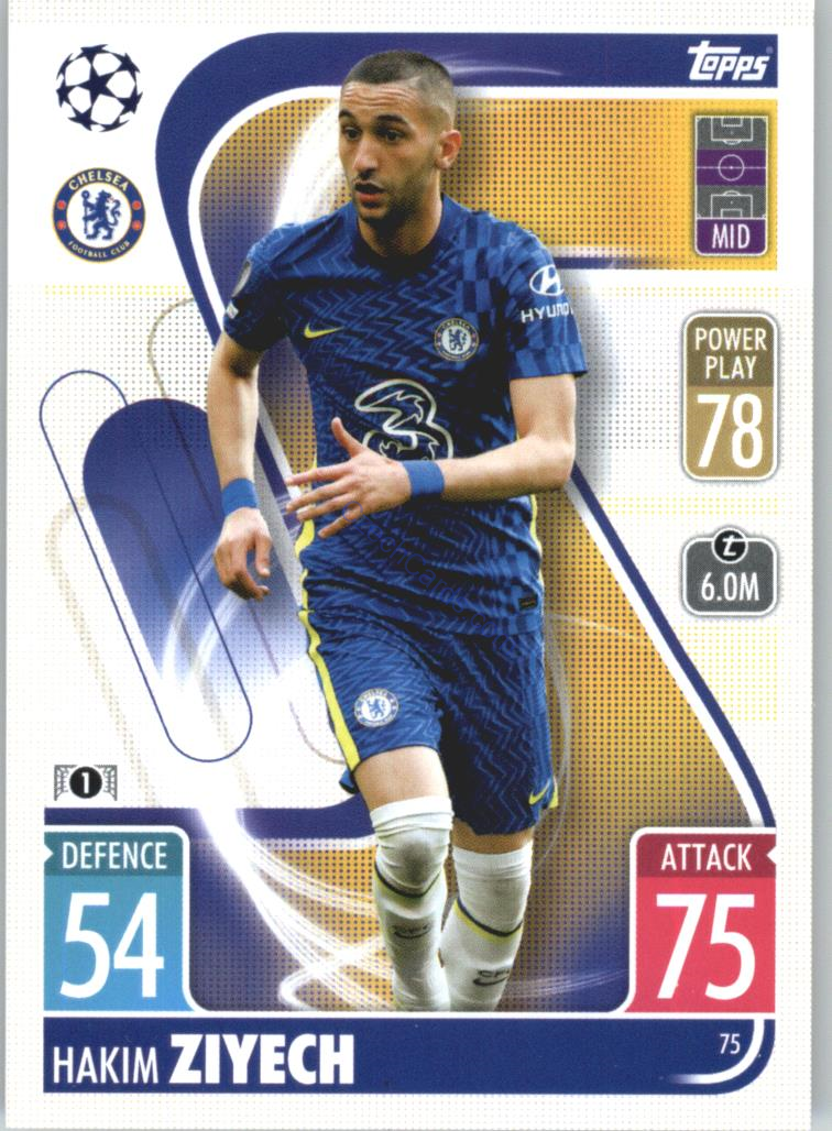 Hakim Ziyech Topps Match Attax 2021/22 #75