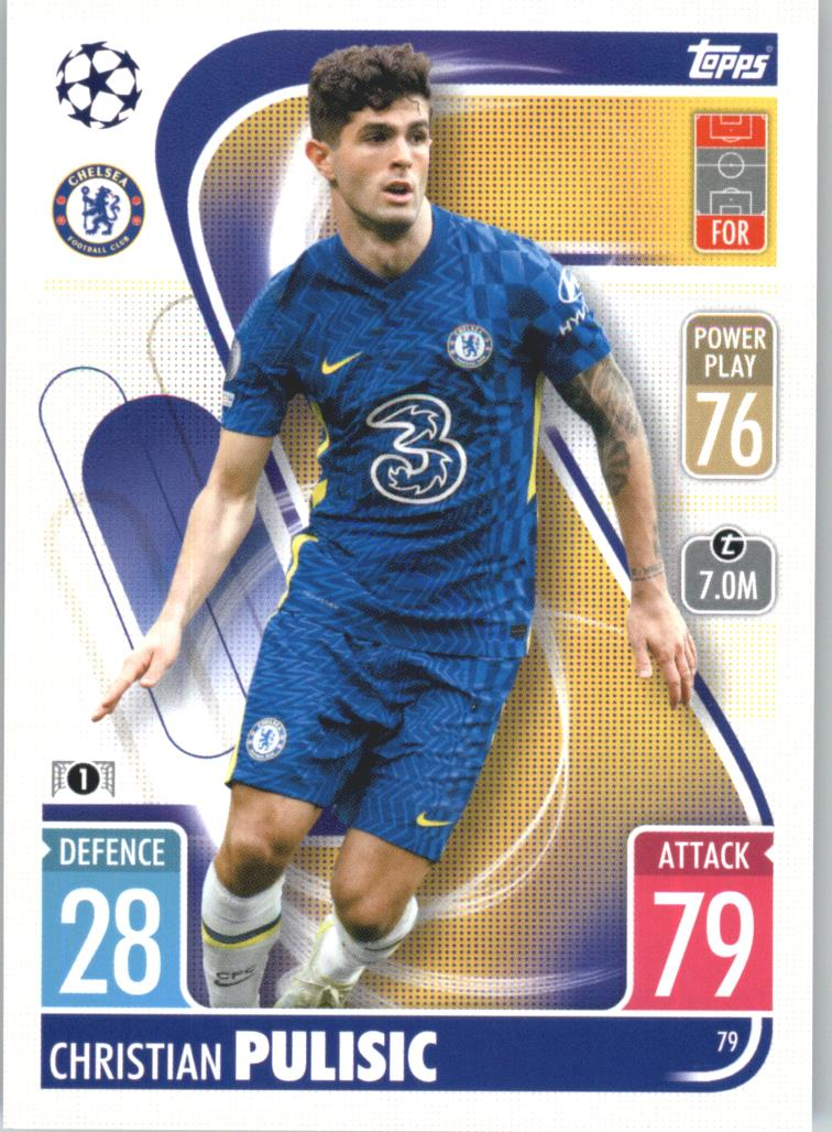Christian Pulisic Topps Match Attax 2021/22 #79