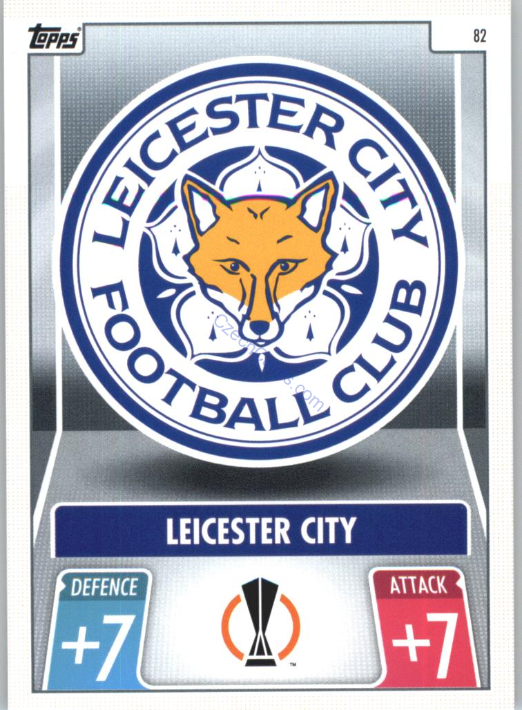 Leicester City FC Topps Match Attax 2021/22 Club Badge #82