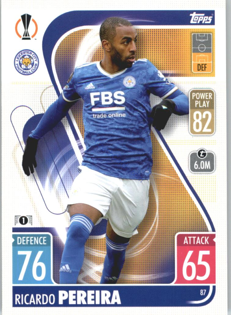 Ricardo Pereira Topps Match Attax 2021/22 #87
