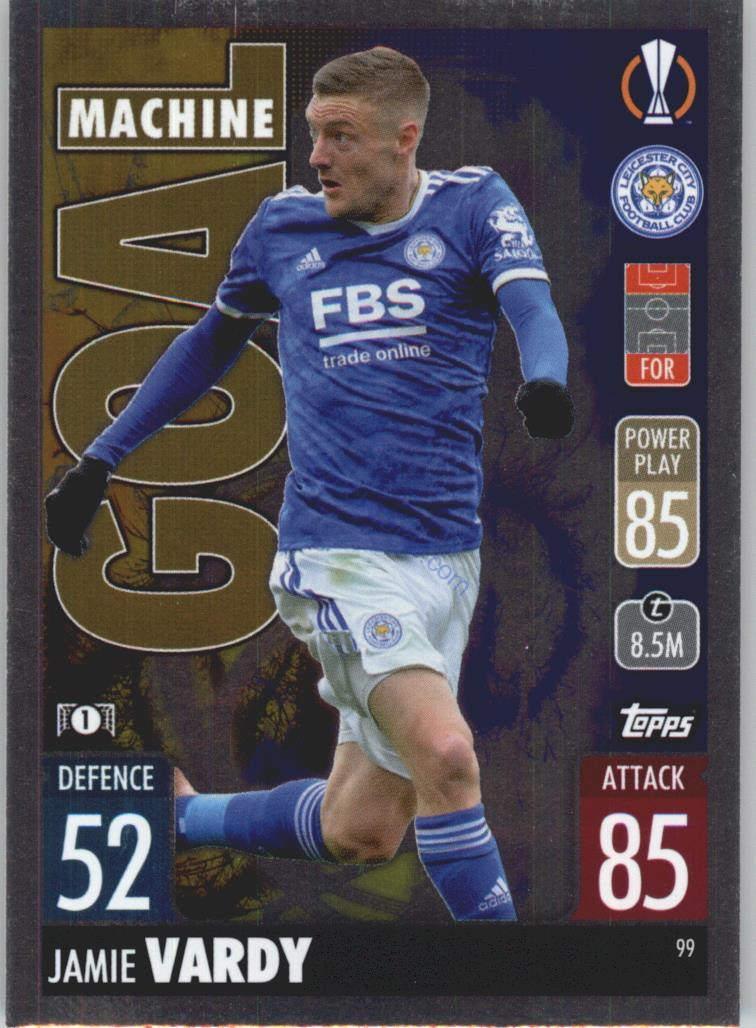 Jamie Vardy Topps Match Attax  2021/22 Goal Machine #99