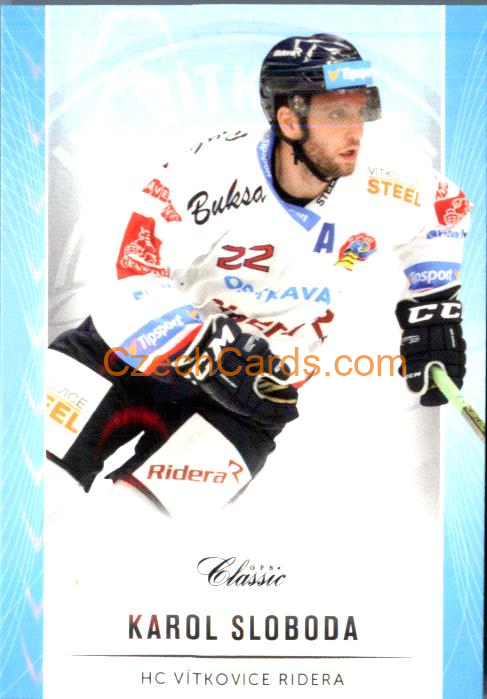 Karol Sloboda 2016/17 OFS Classic blue parallel 1of50 #215