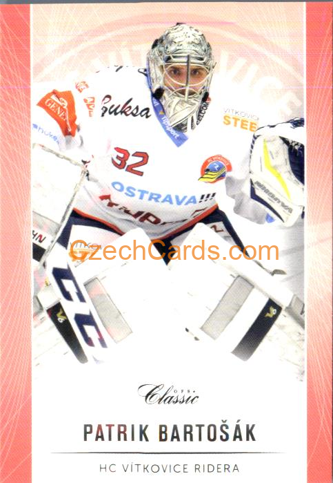 Bartošák Patrik (G) 2016/17 OFS Classic red parallel 1of120 #25