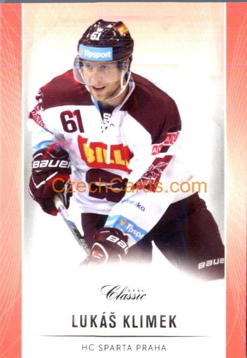 Lukáš Klimek 2016/17 OFS Classic red parallel 1of120 #211