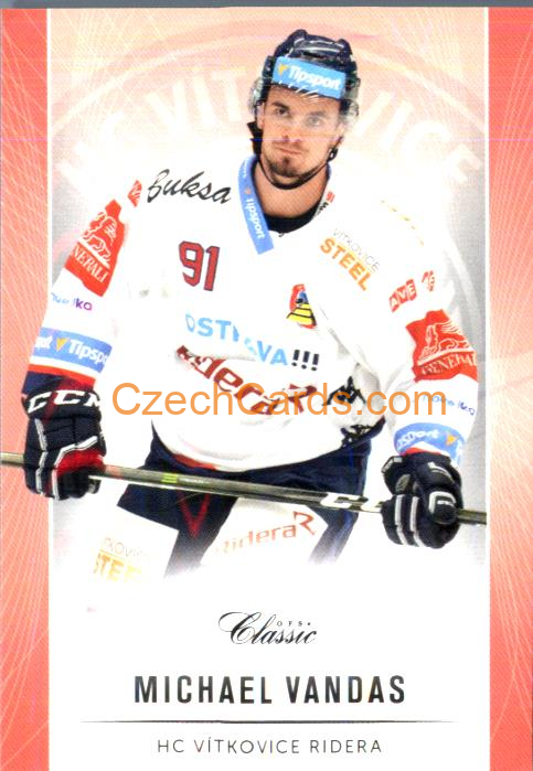 Michael Vandas 2016/17 OFS Classic red parallel 1of120 #218