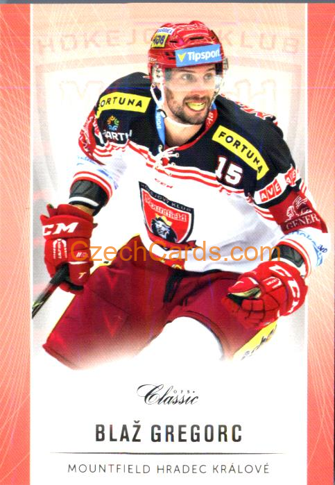 Blaž Gregorc 2016/17 OFS Classic red parallel 1of120 #258