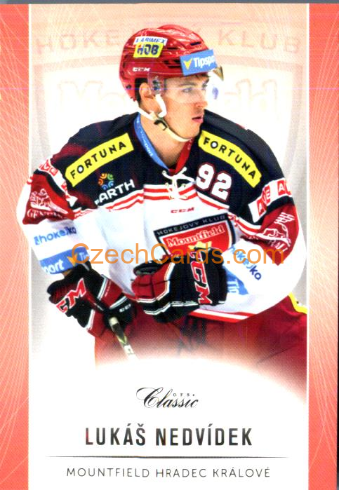 Lukáš Nedvídek 2016/17 OFS Classic red parallel 1of120 #260