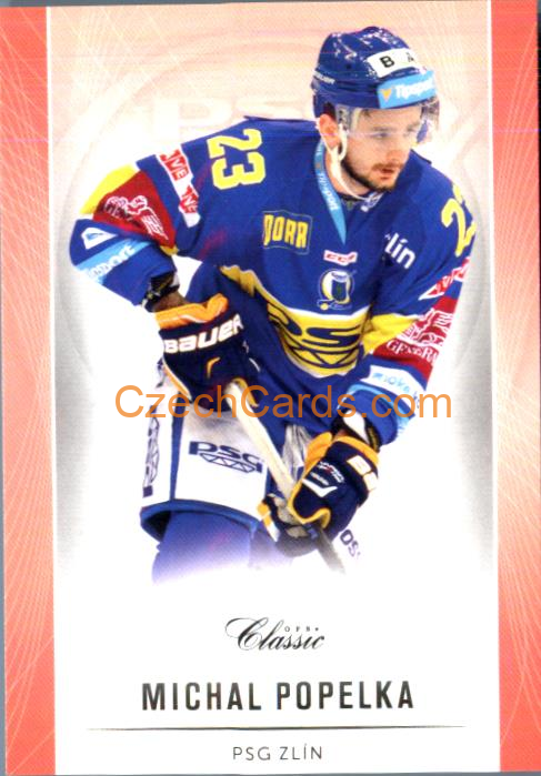 Michal Popelka 2016/17 OFS Classic red parallel 1of120 #363