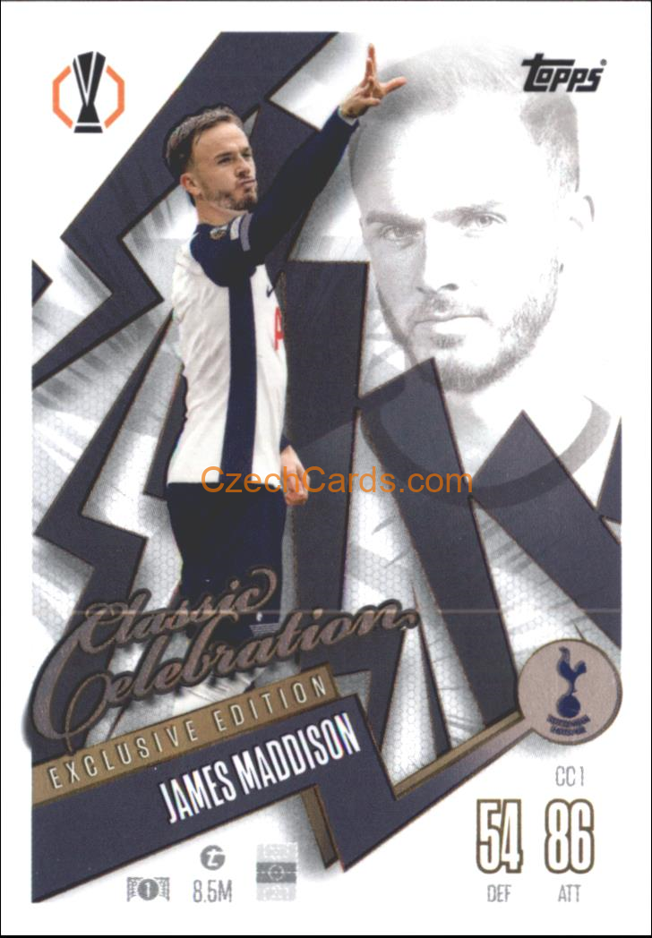 James Maddison 2024/25 Match Attax Classic Celebration Limited #CC1
