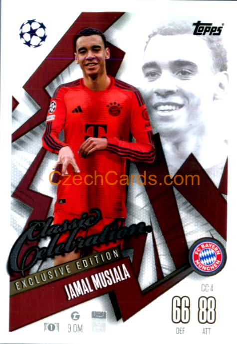 Jamal Musiala 2024/25 Match Attax Classic Celebration Limited #CC4