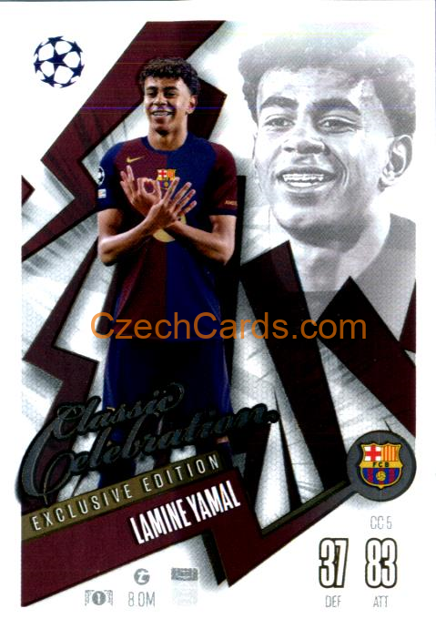 Lamine Yamal 2024/25 Match Attax Classic Celebration Limited #CC5