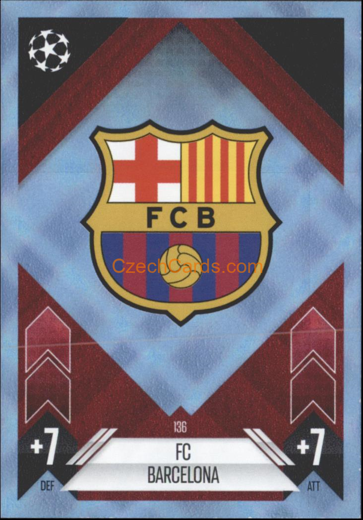 Team FC Barcelona 2024/25 Match Attax crystal parallel #136