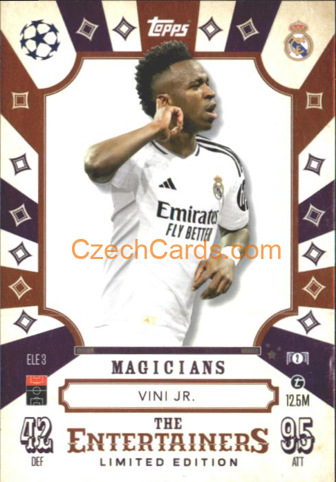 Vini Jr. 2024/25 Match Attax The Entertainers Limited #ELE3