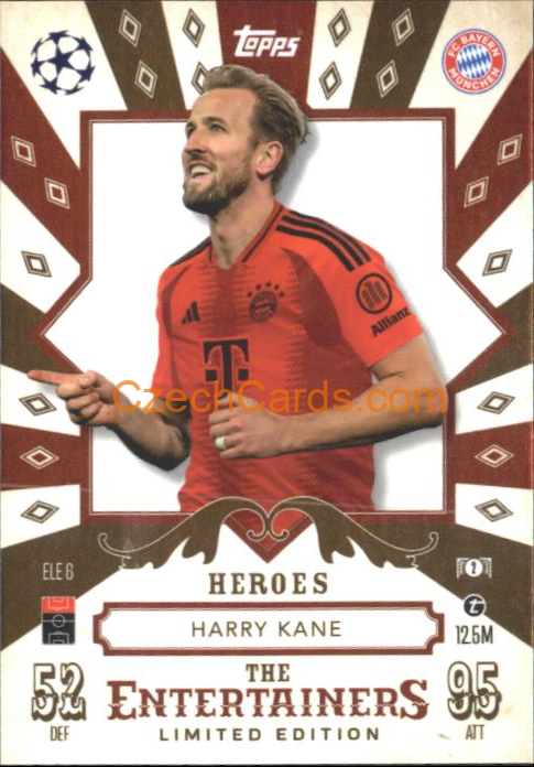 Harry Kane 2024/25 Match Attax The Entertainers Limited #ELE6