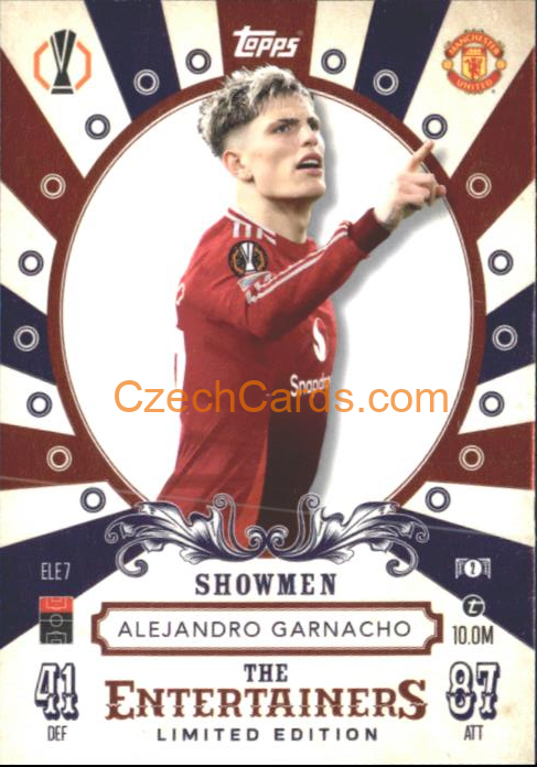 Alejandro Garnacho 2024/25 Match Attax The Entertainers Limited #ELE7