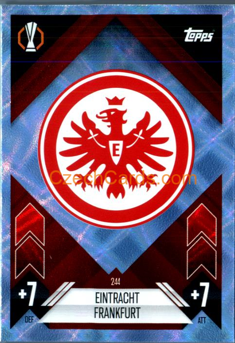 Team Badge Eintracht 2024/25 Match Attax crystal parallel #244