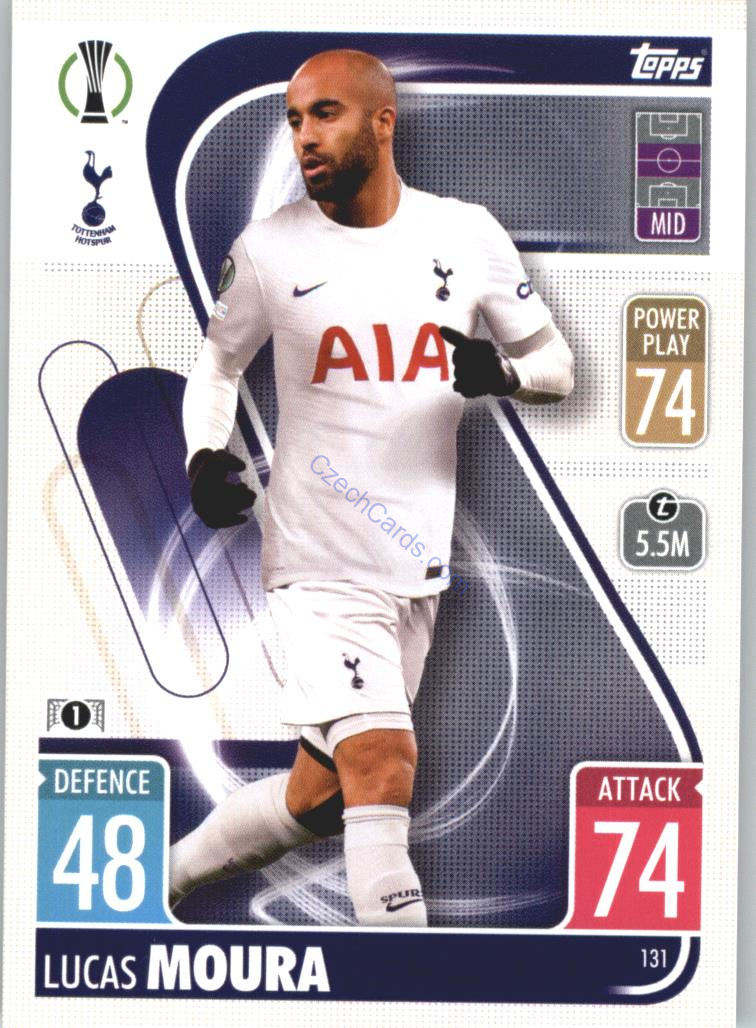 Lucas Moura Topps Match Attax 2021/22 #131