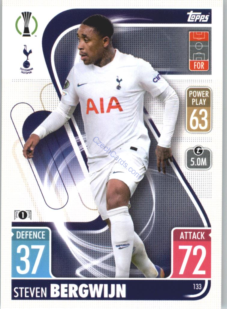 Steven Bergwijn Topps Match Attax 2021/22 #133