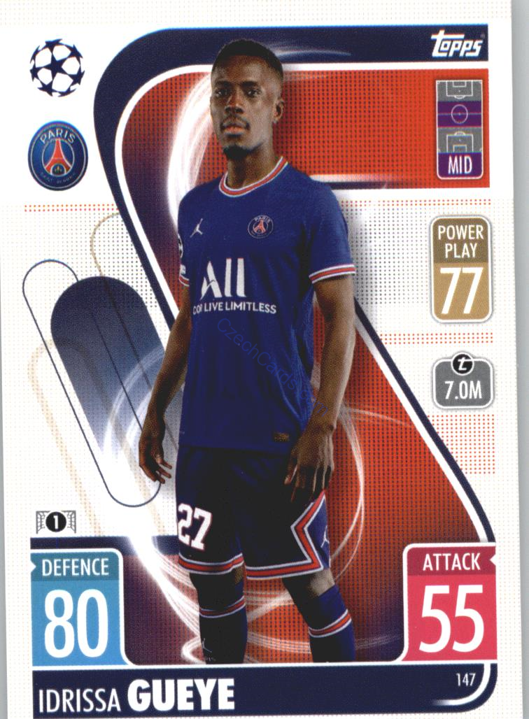 Idrissa Gueye  Topps Match Attax 2021/22 #147