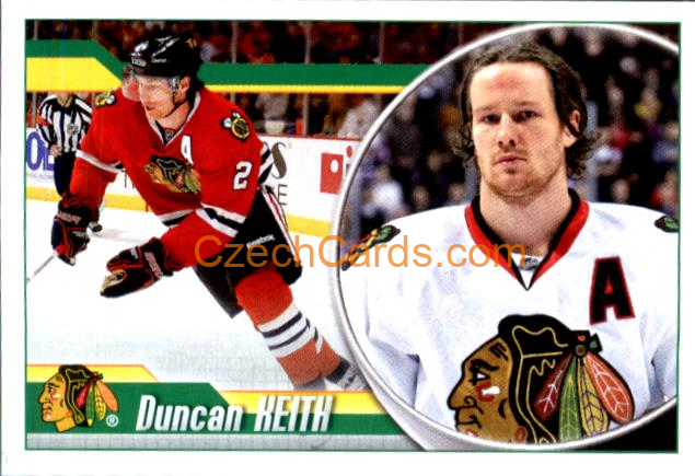 Duncan Keith 2010-11 Panini NHL Sticker #182