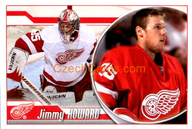 Jimmy Howard 2010-11 Panini NHL Sticker #222