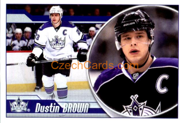 Dustin Brown 2010-11 Panini NHL Sticker #241