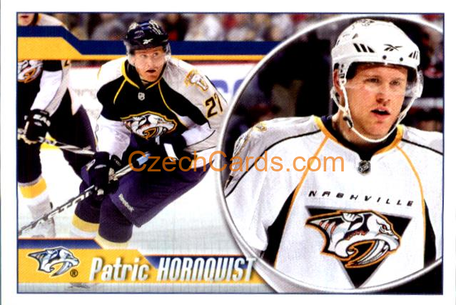 Patric Hornqvist 2010-11 Panini NHL Sticker #262
