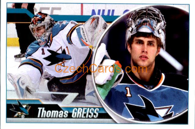 Thomas Greiss 2010-11 Panini NHL Sticker #286
