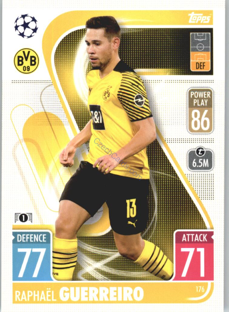Raphaël Guerreiro Topps Match Attax 2021/22 #176